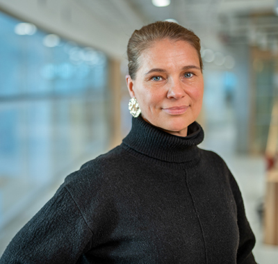 Porträtt av Anna Delin. 