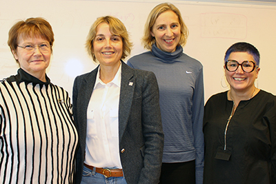 gruppbild av fyra kvinnor