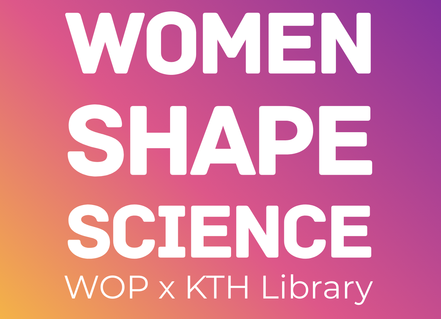 WoP at KTH Library